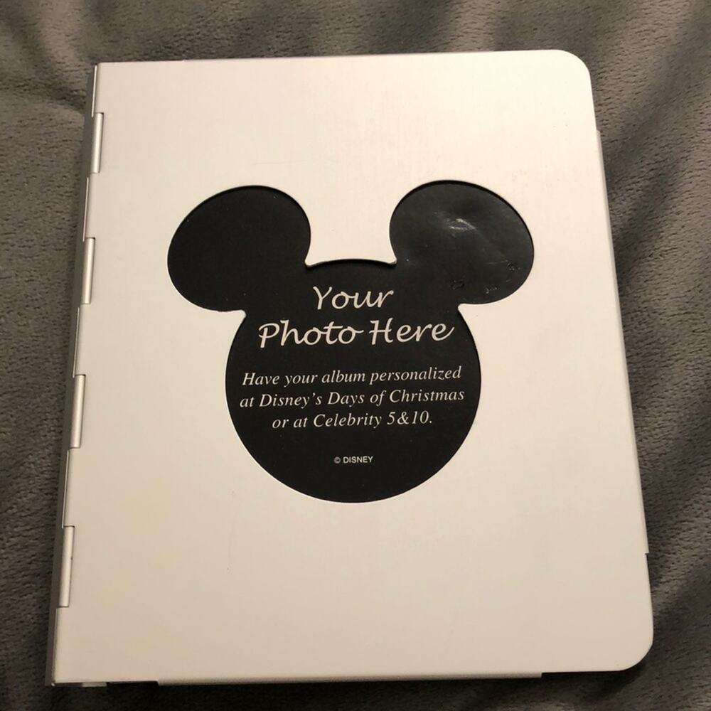 Walt Disney World Silver metal Photo Album